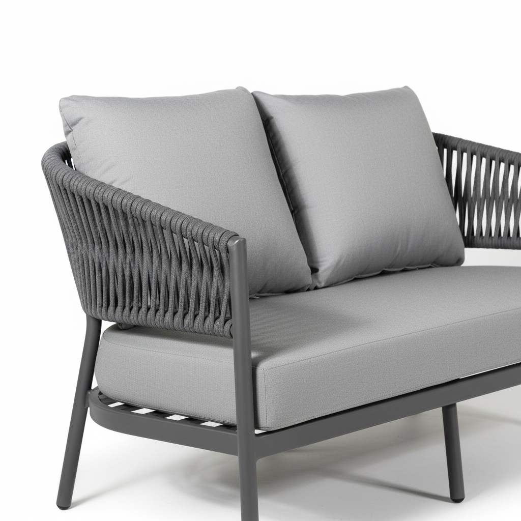 PORTOFINO Sofa Set in Anthracite