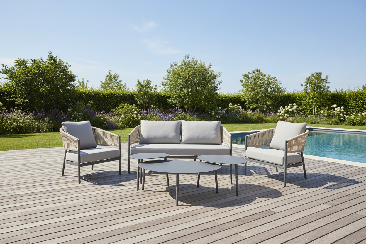 PORTOFINO Sofa Set in Beige