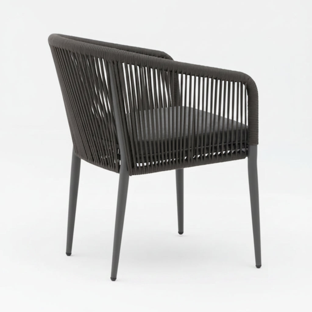 ECCO Black Rope Armchair