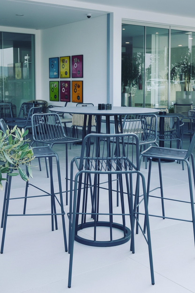 PALMA Stool in Anthracite