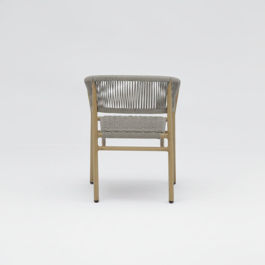 KONYA Aluminium Armchair in Grey