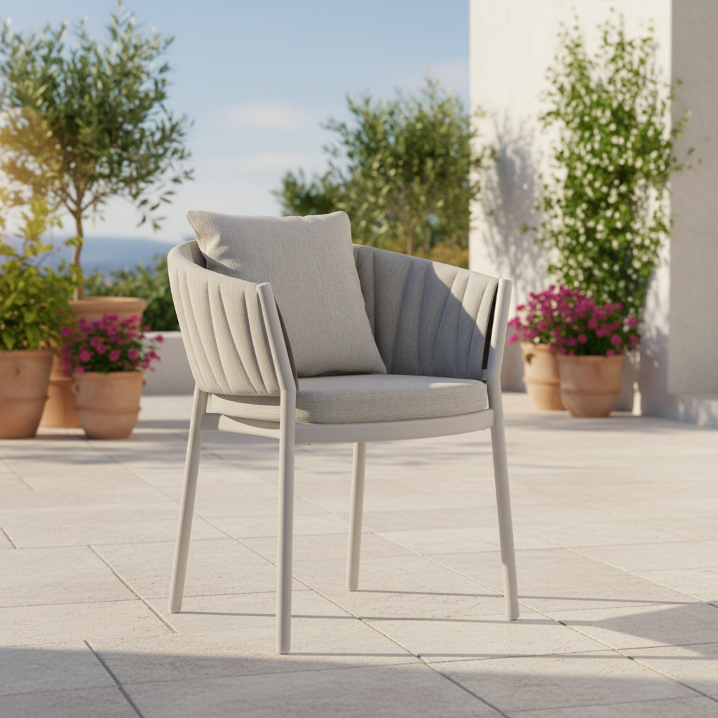GRID Beige Armchair