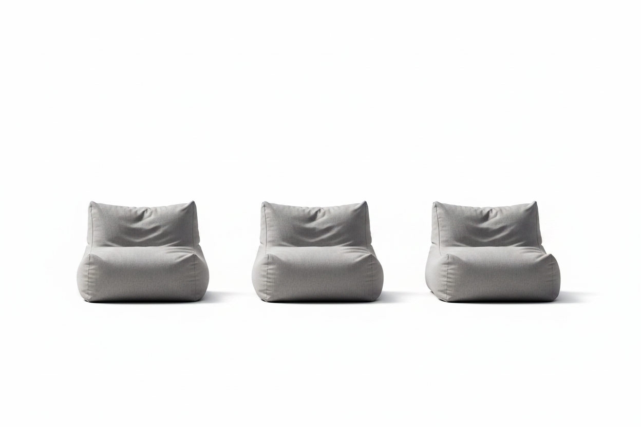 TROPICAL Grey Bean Bag