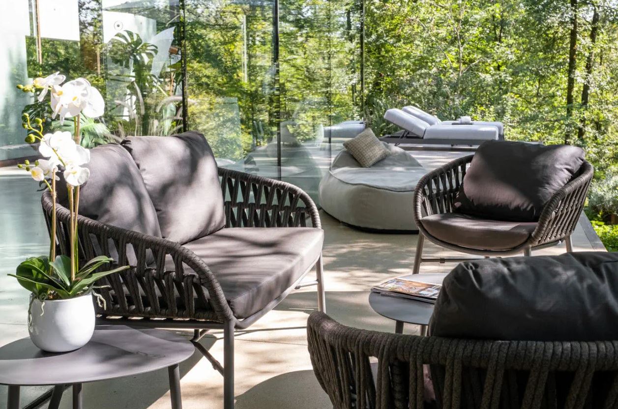 DROP Sofa Set in Anthracite