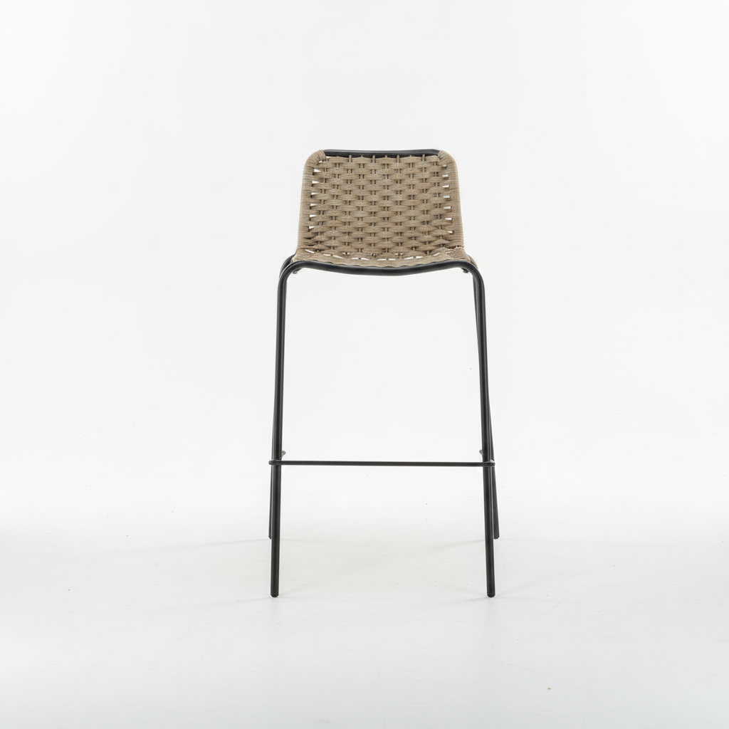 PALMA Stool in Anthracite and Beige
