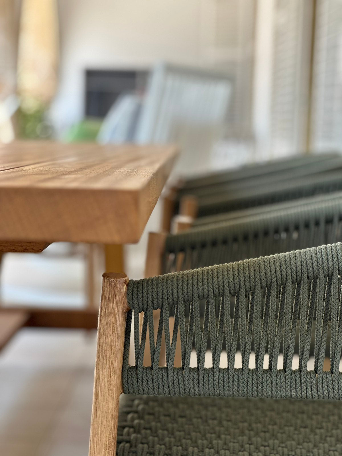 KONYA Aluminium Armchair in Green