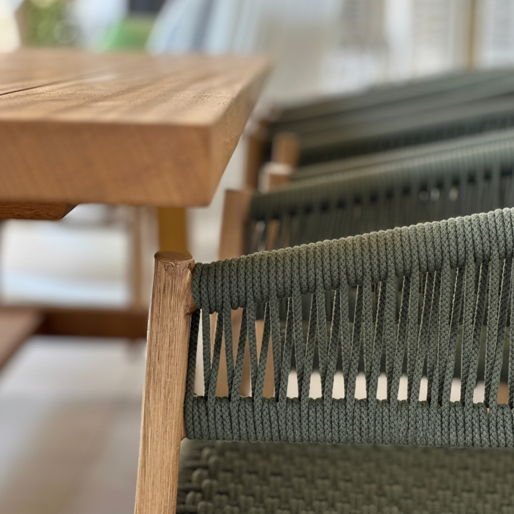 KONYA Aluminium Armchair in Green