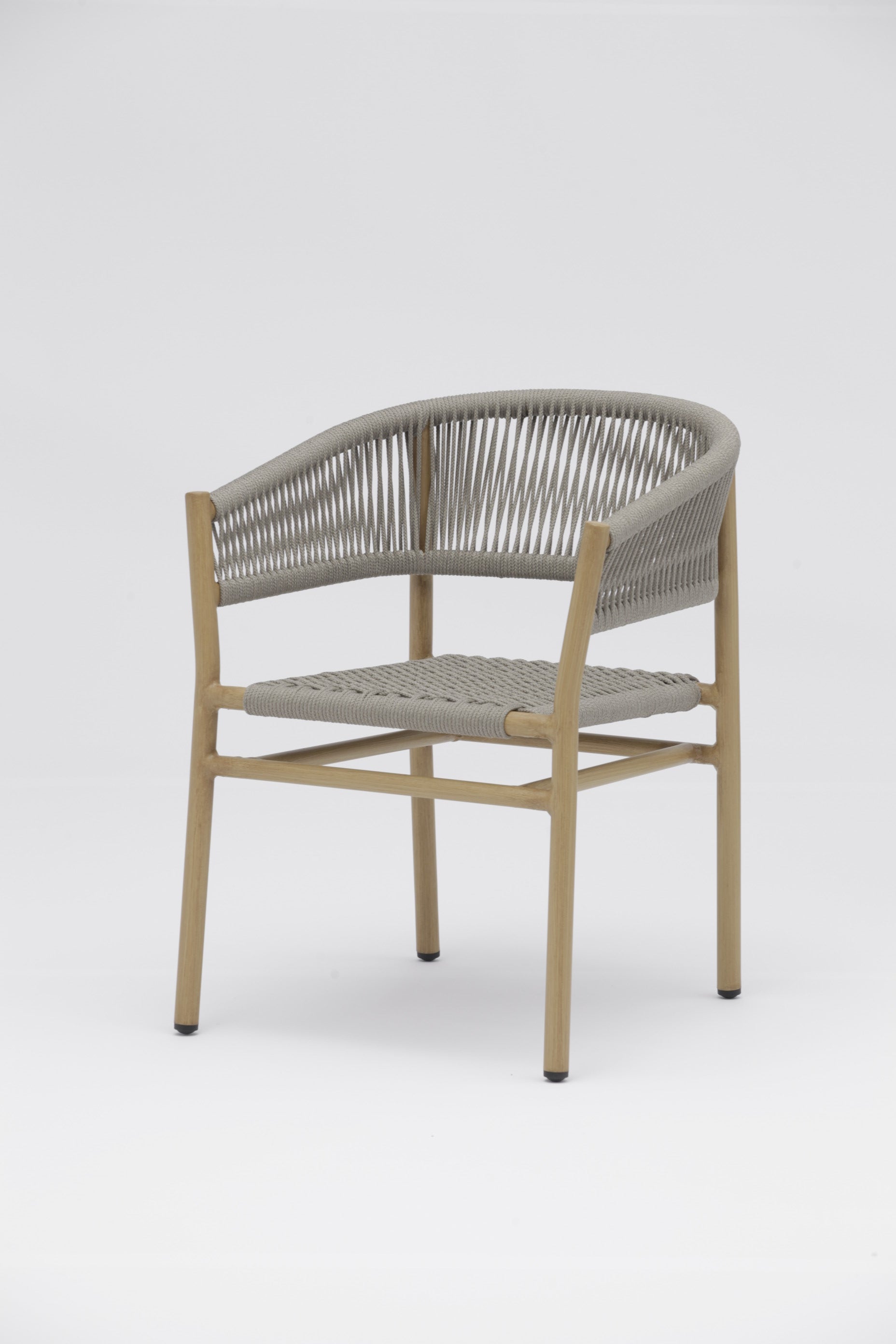 KONYA Aluminium Armchair in Grey