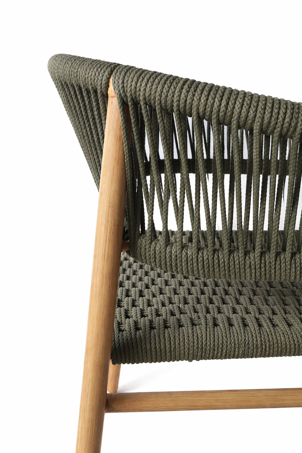 KONYA Aluminium Armchair in Green