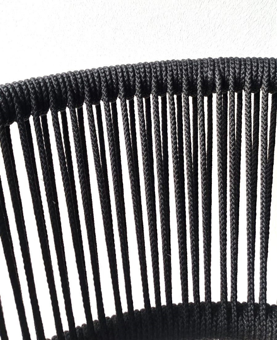 POSTANO Armchair in Black and Grey