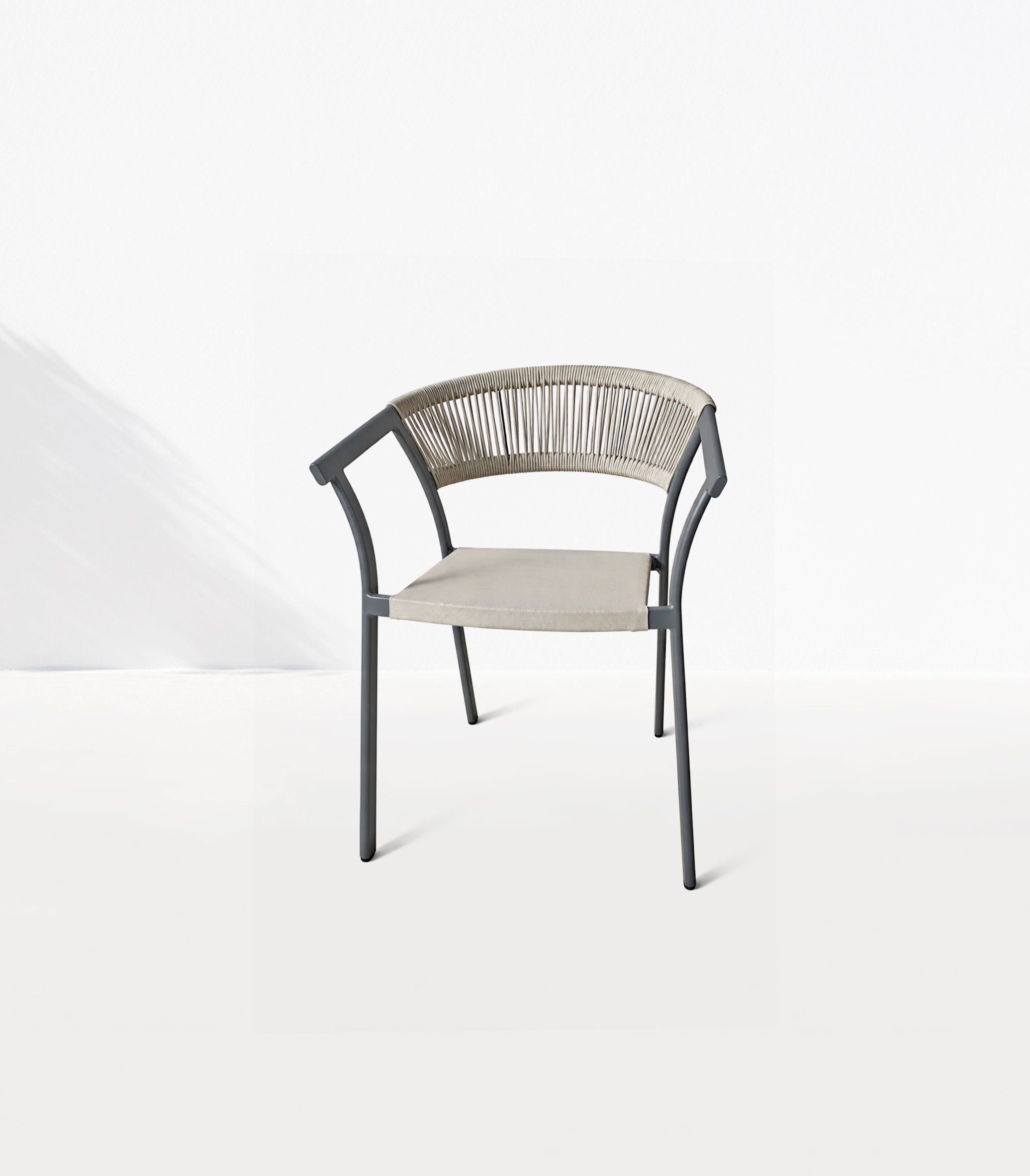 TALENTI Armchair in Anthracite and Beige