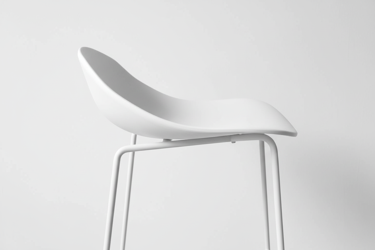 VINCY Stool in White