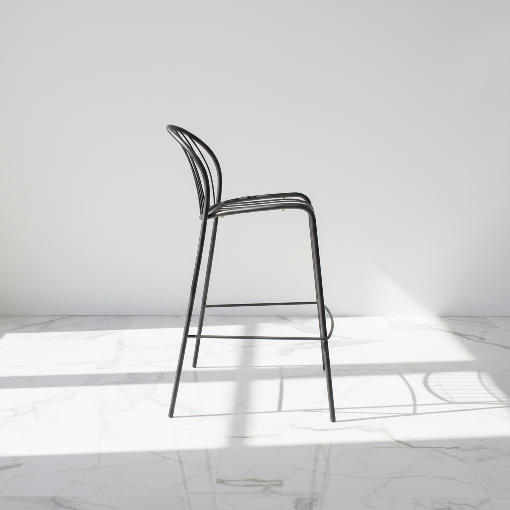 SLICK Stool in Anthracite
