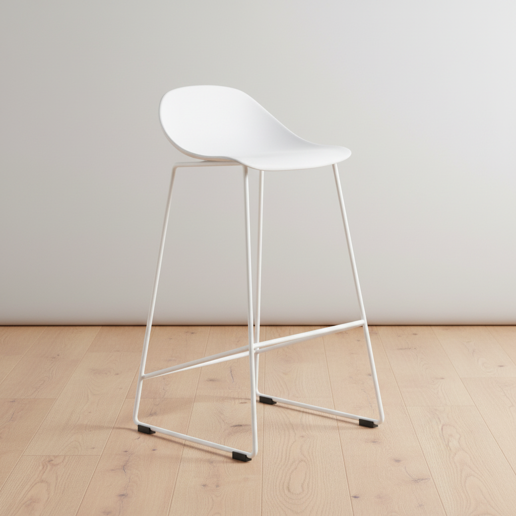 VINCY Stool in White