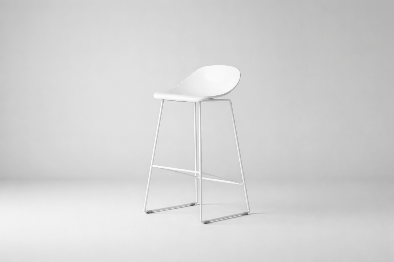 VINCY Stool in White